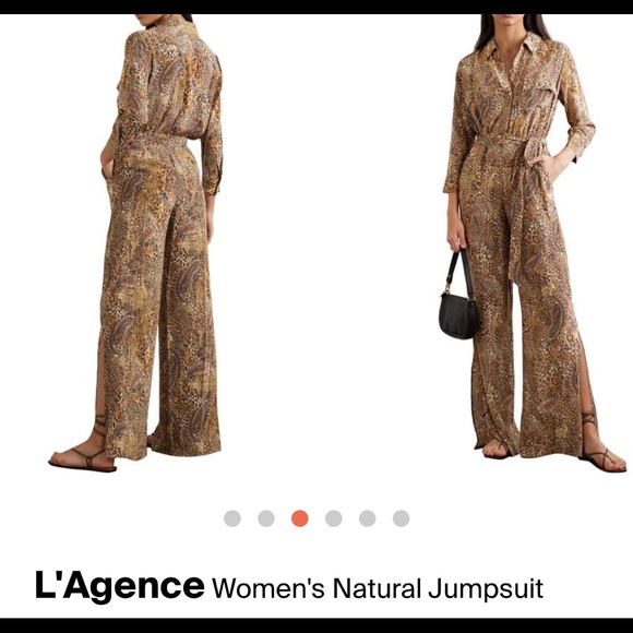L’agence leopard print romper/jumpsuit - Picture 2 of 6